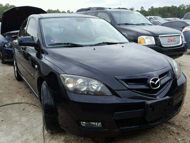 JM1BK343571764746 - 2007 MAZDA 3 HATCHBAC BLACK photo 1