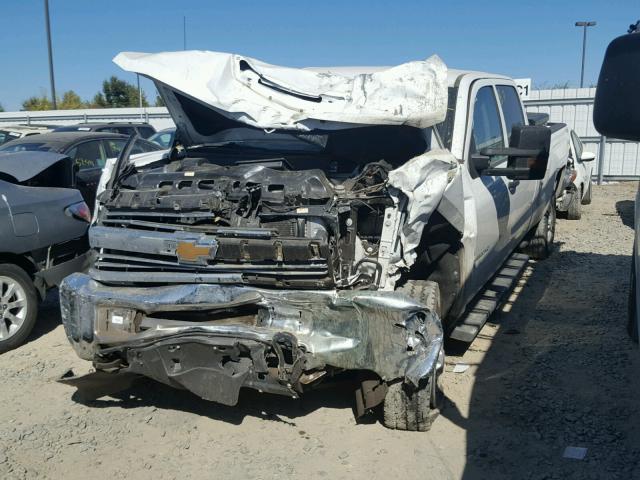 1GC1KUEY5HF147010 - 2017 CHEVROLET SILVERADO WHITE photo 2