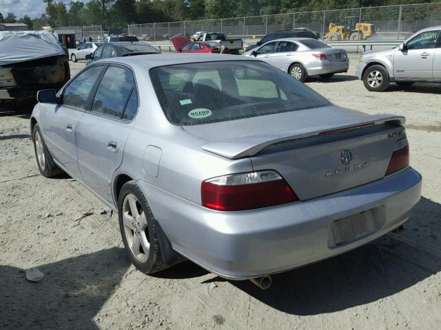 19UUA56863A002957 - 2003 ACURA 3.2TL TYPE SILVER photo 3