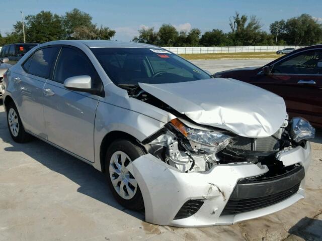 2T1BURHE6GC699829 - 2016 TOYOTA COROLLA L SILVER photo 1