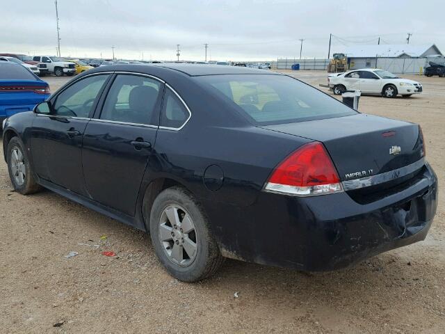 2G1WB5EK3A1109367 - 2010 CHEVROLET IMPALA BLACK photo 3