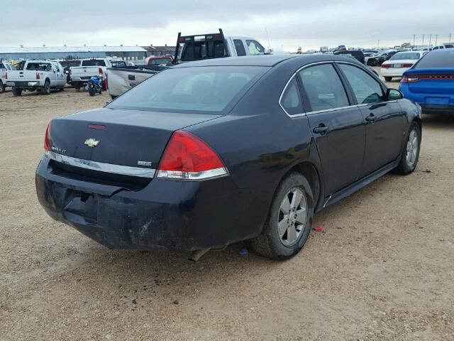 2G1WB5EK3A1109367 - 2010 CHEVROLET IMPALA BLACK photo 4