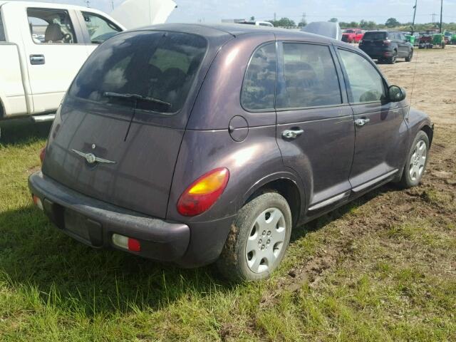 3C4FY48B74T220213 - 2004 CHRYSLER PT CRUISER PURPLE photo 4