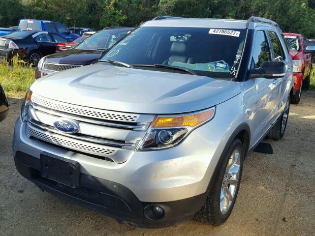 1FM5K7D82FGB96169 - 2015 FORD EXPLORER SILVER photo 2