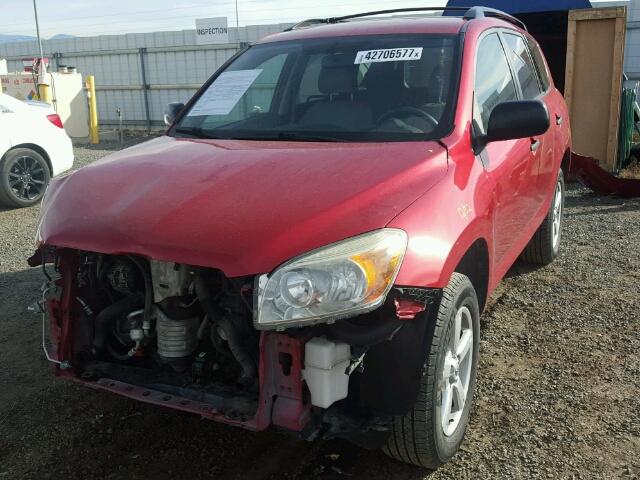 JTMBD33V085148198 - 2008 TOYOTA RAV4 RED photo 2