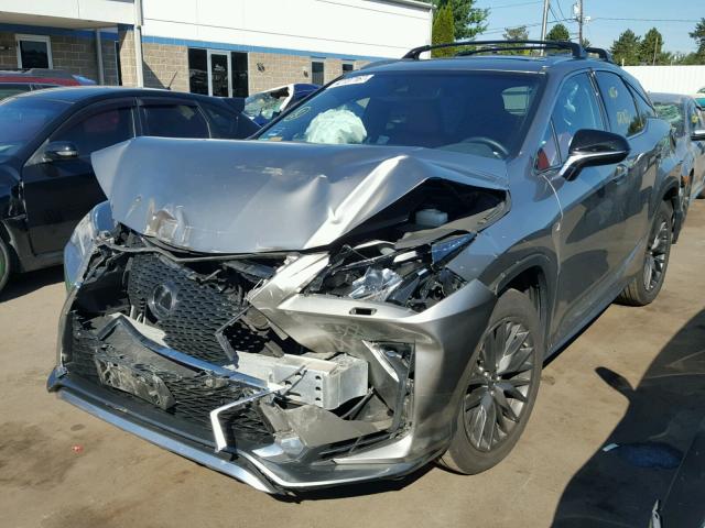 2T2BZMCA2HC063155 - 2017 LEXUS RX 350 SILVER photo 2