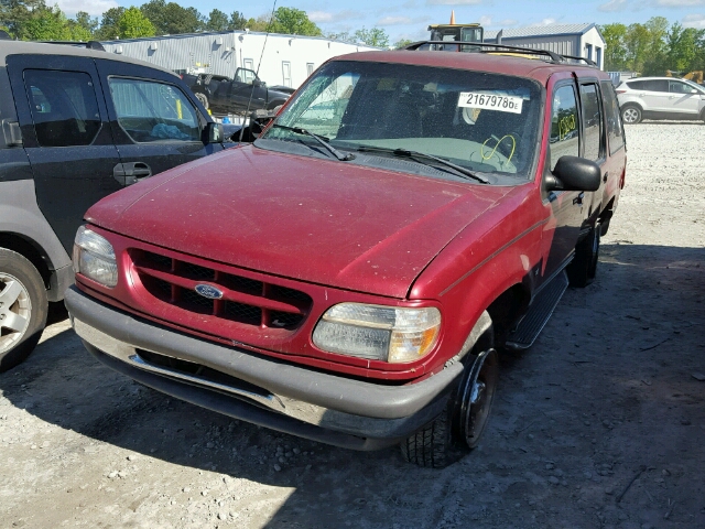 1FMZU32P4WZC08194 - 1998 FORD EXPLORER MAROON photo 2