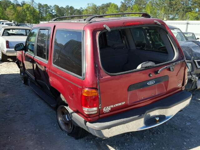 1FMZU32P4WZC08194 - 1998 FORD EXPLORER MAROON photo 3