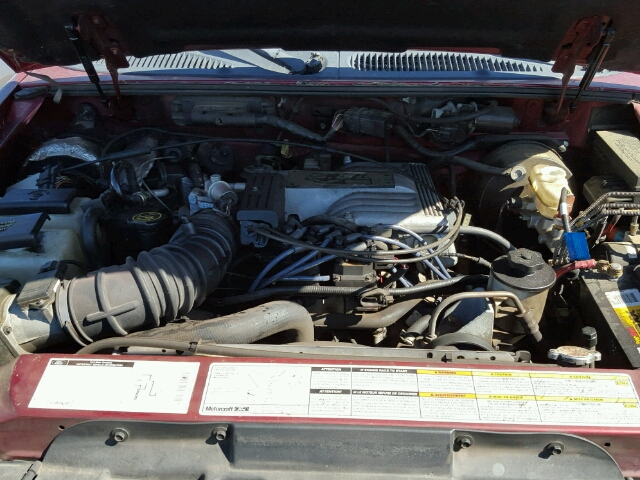 1FMZU32P4WZC08194 - 1998 FORD EXPLORER MAROON photo 7