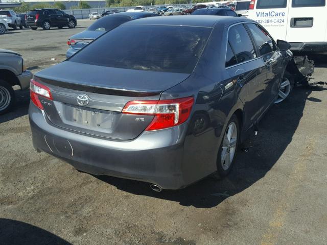 4T1BF1FK3EU841473 - 2014 TOYOTA CAMRY GRAY photo 4