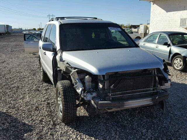 5FNYF18615B019925 - 2005 HONDA PILOT EXL SILVER photo 1