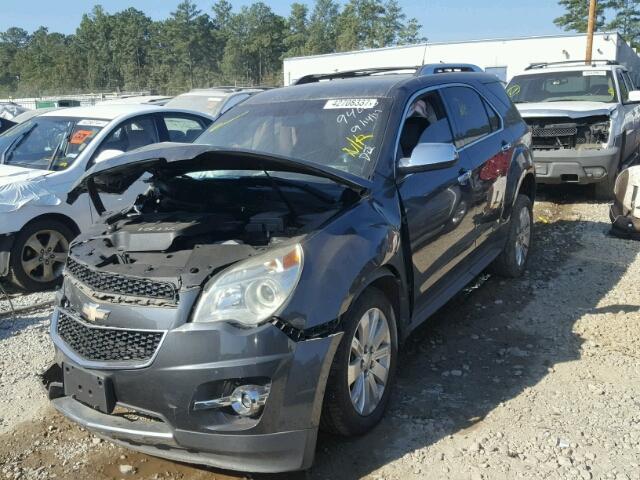 2CNFLGE59B6408789 - 2011 CHEVROLET EQUINOX LT GRAY photo 2