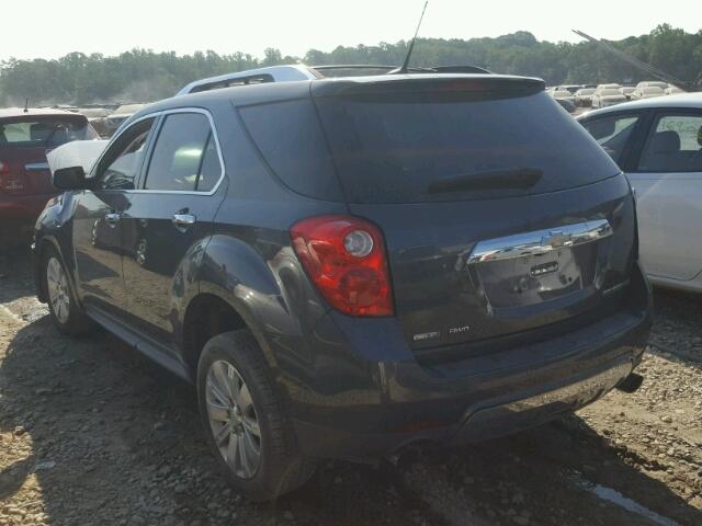 2CNFLGE59B6408789 - 2011 CHEVROLET EQUINOX LT GRAY photo 3