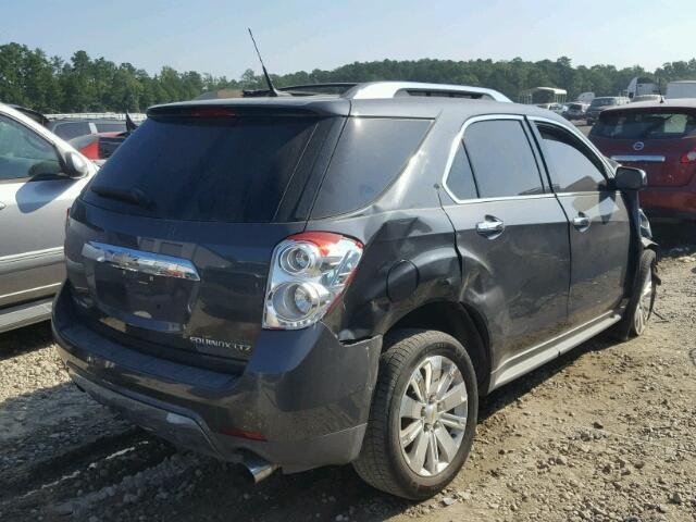 2CNFLGE59B6408789 - 2011 CHEVROLET EQUINOX LT GRAY photo 4