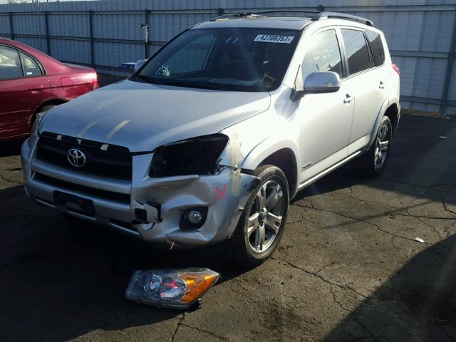 JTMWF4DV9B5036782 - 2011 TOYOTA RAV4 SPORT SILVER photo 2