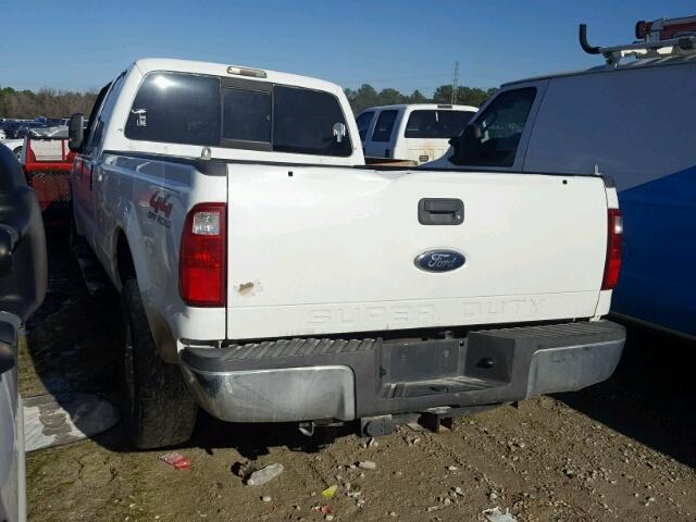 1FTSW21R98ED06337 - 2008 FORD F250 SUPER WHITE photo 3