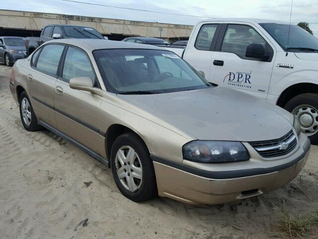 2G1WF52E559260205 - 2005 CHEVROLET IMPALA TAN photo 1