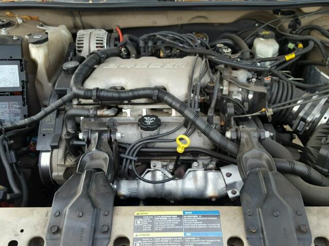 2G1WF52E559260205 - 2005 CHEVROLET IMPALA TAN photo 7