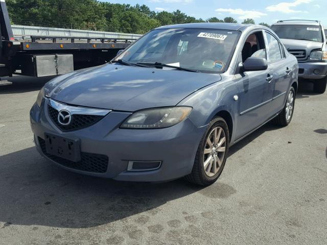 JM1BK32G081784684 - 2008 MAZDA 3 GRAY photo 2