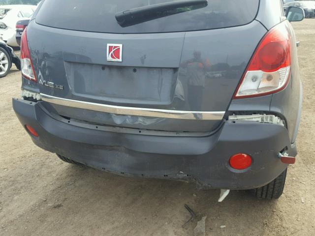 3GSCL33P78S529954 - 2008 SATURN VUE XE GRAY photo 9