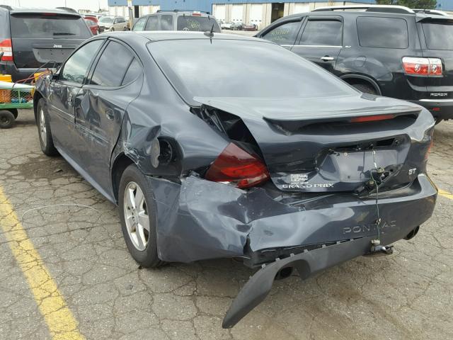 2G2WP552581143981 - 2008 PONTIAC GRAND PRIX Մոխրագույն լուսանկար 3
