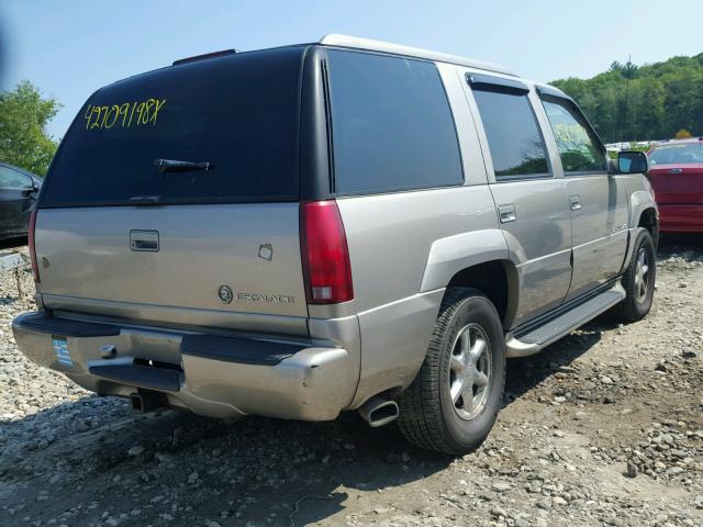 1GYEK13R6XR417137 - 1999 CADILLAC ESCALADE GOLD photo 4