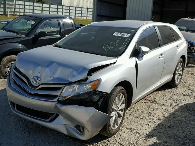 4T3ZA3BB9DU073356 - 2013 TOYOTA VENZA SILVER photo 2