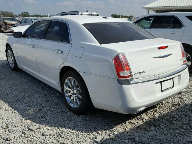 2C3CCAEG4EH382203 - 2014 CHRYSLER 300C WHITE photo 3