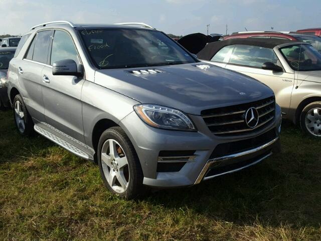 4JGDA5GB3FA574125 - 2015 MERCEDES-BENZ ML 400 4MA GRAY photo 1