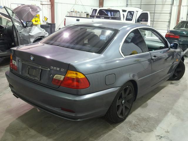 WBABN334X1JW59321 - 2001 BMW 325 CI CHARCOAL photo 4