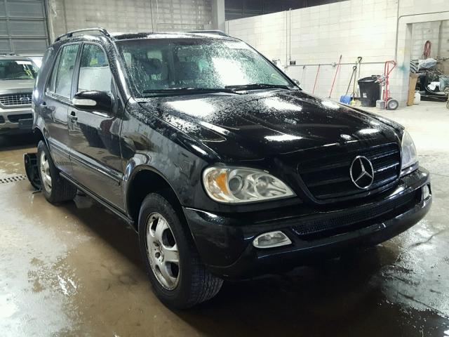 4JGAB57E74A462905 - 2004 MERCEDES-BENZ ML 350 BLACK photo 1