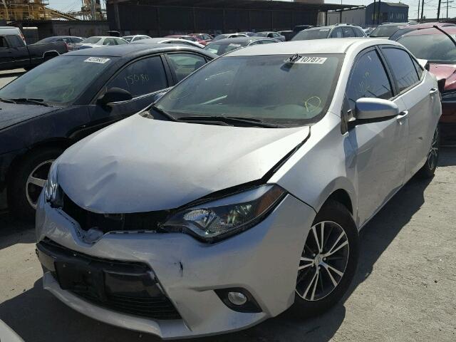 5YFBURHE8GP552301 - 2016 TOYOTA COROLLA L GRAY photo 2