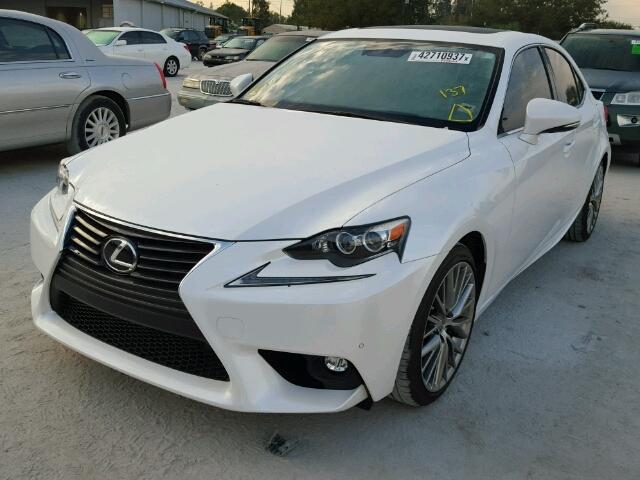 JTHBA1D22G5014727 - 2016 LEXUS IS WHITE photo 2