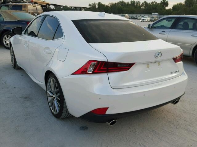 JTHBA1D22G5014727 - 2016 LEXUS IS WHITE photo 3