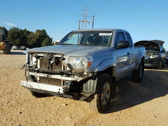 5TFTX4GN6DX025094 - 2013 TOYOTA TACOMA SILVER photo 2