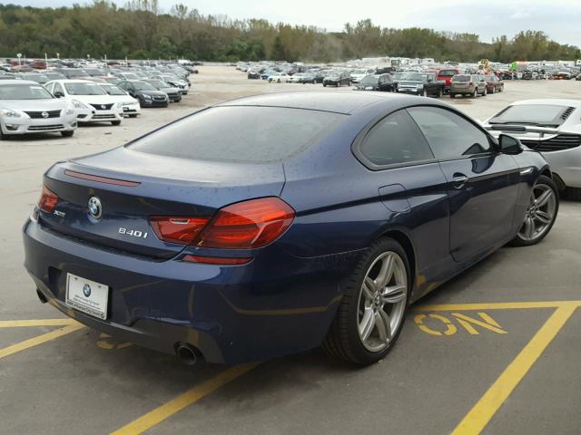 WBA6H3C50HGT65130 - 2017 BMW 640 BLUE photo 4