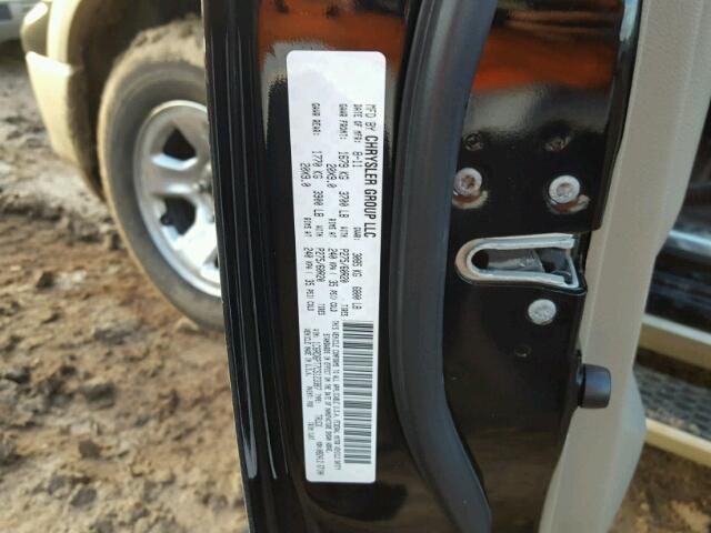 1C6RD6PT7CS123387 - 2012 DODGE RAM 1500 L TWO TONE photo 10