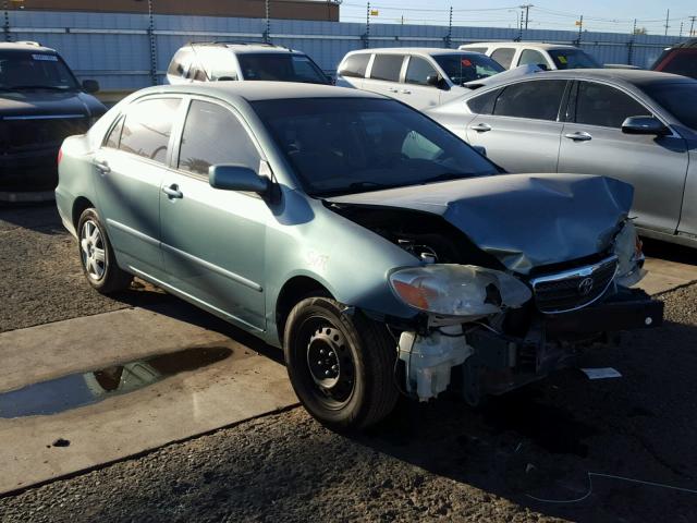 1NXBR32E45Z433082 - 2005 TOYOTA COROLLA CE GREEN photo 1