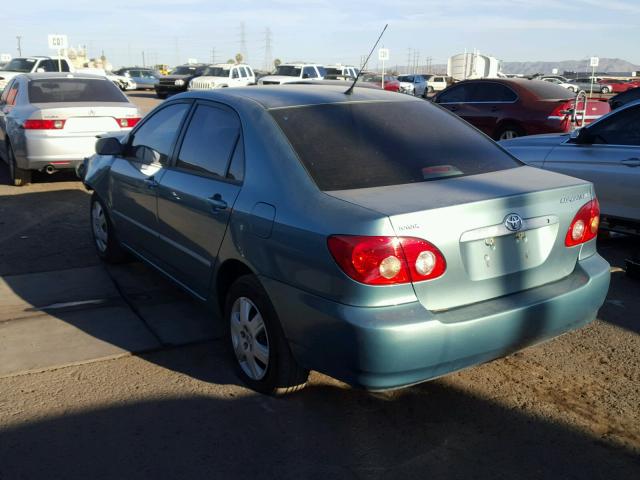 1NXBR32E45Z433082 - 2005 TOYOTA COROLLA CE GREEN photo 3