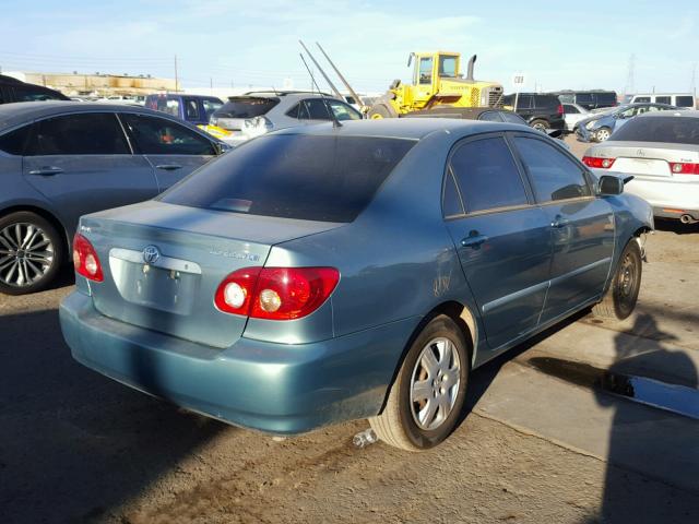 1NXBR32E45Z433082 - 2005 TOYOTA COROLLA CE GREEN photo 4