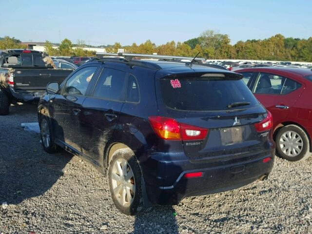 JA4AR4AU0CZ005244 - 2012 MITSUBISHI OUTLANDER SILVER photo 3