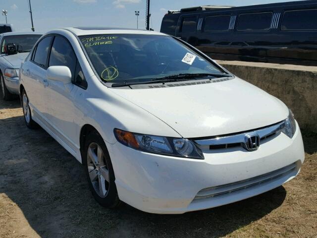 1HGFA16968L011860 - 2008 HONDA CIVIC EXL WHITE photo 1