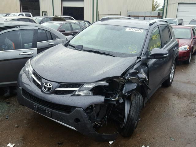 JTMRFREV5DD039339 - 2013 TOYOTA RAV4 GRAY photo 2