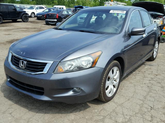 1HGCP36879A045727 - 2009 HONDA ACCORD EXL GRAY photo 2