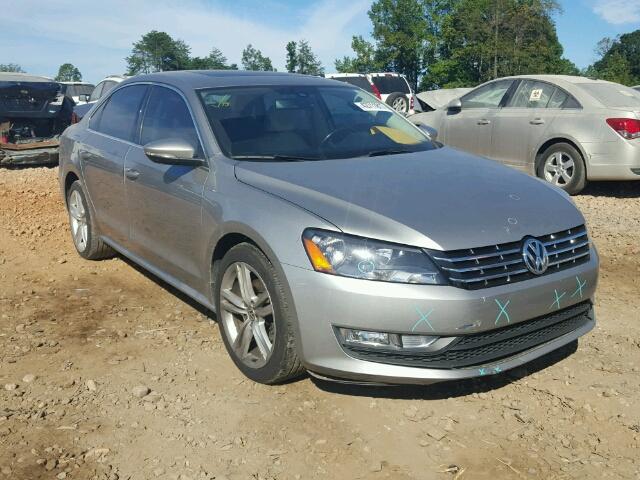 1VWBM7A32CC046492 - 2012 VOLKSWAGEN PASSAT SE SILVER photo 1