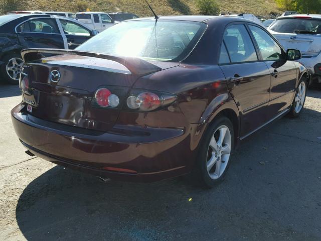 1YVHP80C785M36036 - 2008 MAZDA 6 I RED photo 4