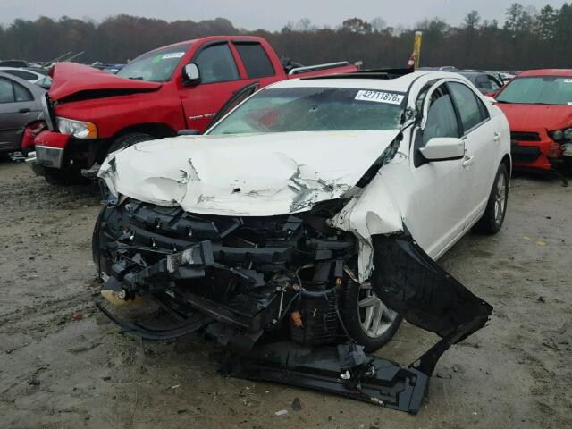 3FAHP0JA4AR121336 - 2010 FORD FUSION SEL WHITE photo 2