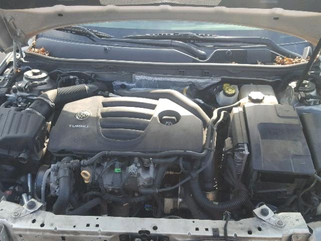 W04GZ5GV2B1105889 - 2011 BUICK REGAL CXL SILVER photo 7