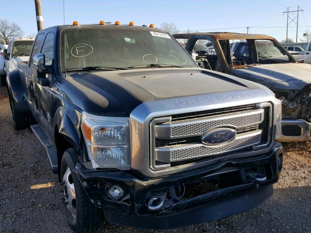 1FT8W3DT8DEB07328 - 2013 FORD F350 BLACK photo 1