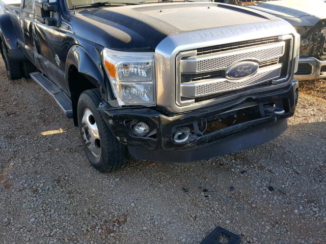 1FT8W3DT8DEB07328 - 2013 FORD F350 BLACK photo 10